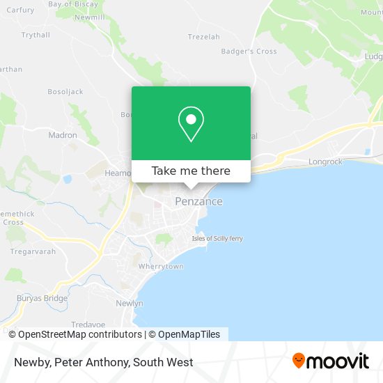 Newby, Peter Anthony map
