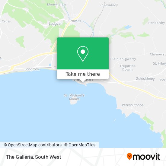 The Galleria map