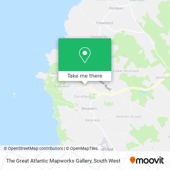 The Great Atlantic Mapworks Gallery map