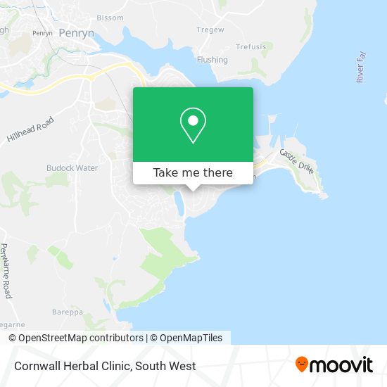 Cornwall Herbal Clinic map