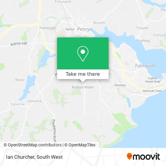 Ian Churcher map