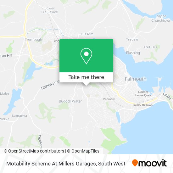 Motability Scheme At Millers Garages map