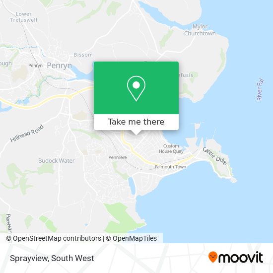Sprayview map
