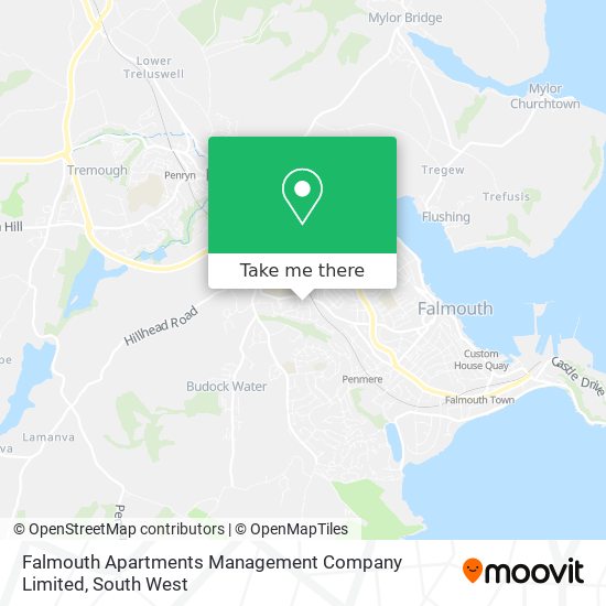 Falmouth Apartments Management Company Limited map