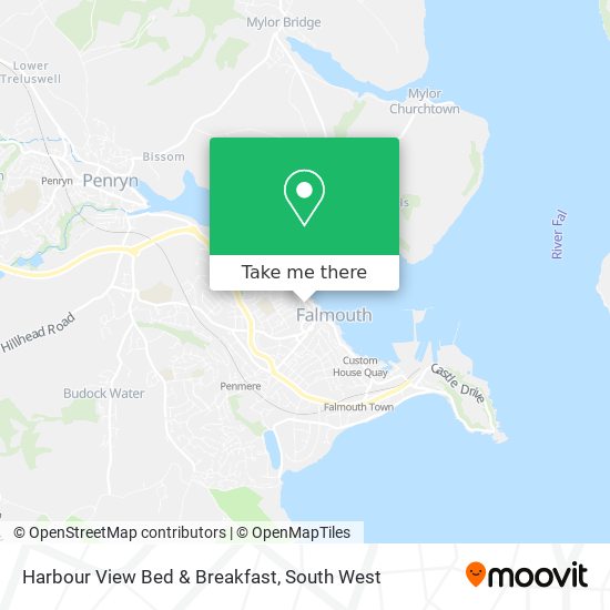 Harbour View Bed & Breakfast map