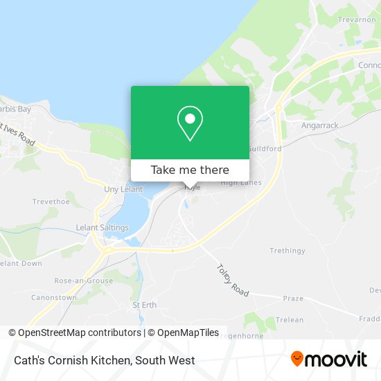 Cath's Cornish Kitchen map