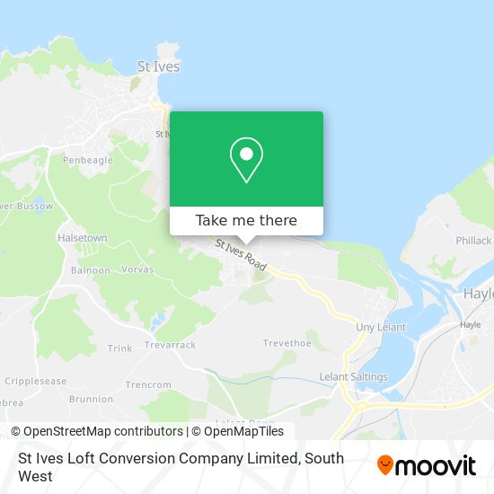 St Ives Loft Conversion Company Limited map