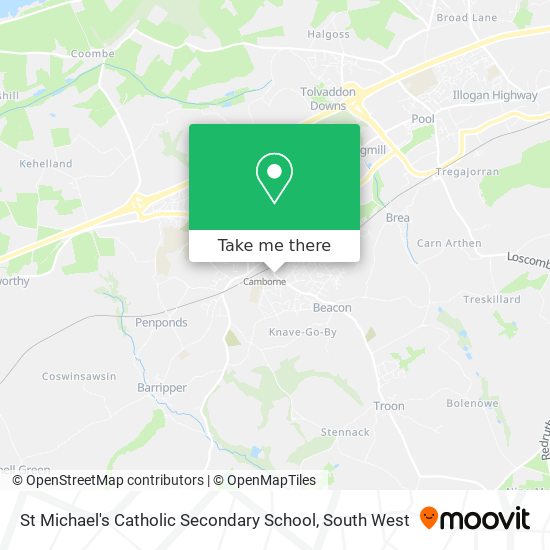 St Michael's Catholic Secondary School map