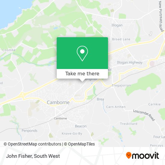 John Fisher map
