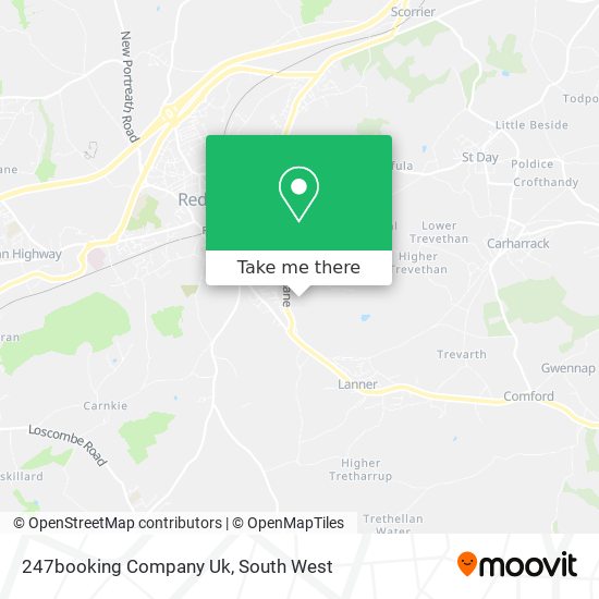 247booking Company Uk map
