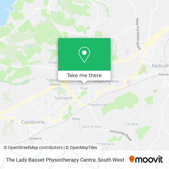 The Lady Basset Physiotherapy Centre map