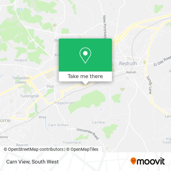Carn View map