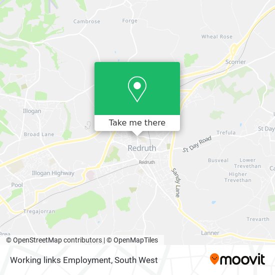 Working links Employment map
