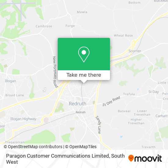 Paragon Customer Communications Limited map