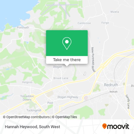 Hannah Heywood map