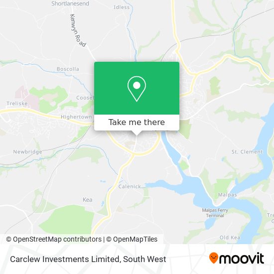 Carclew Investments Limited map