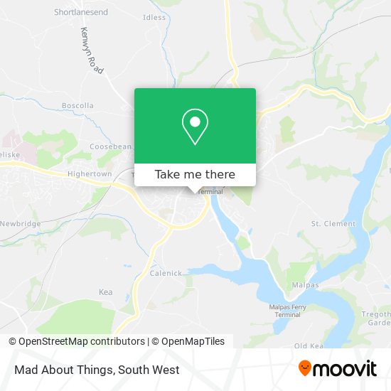 Mad About Things map