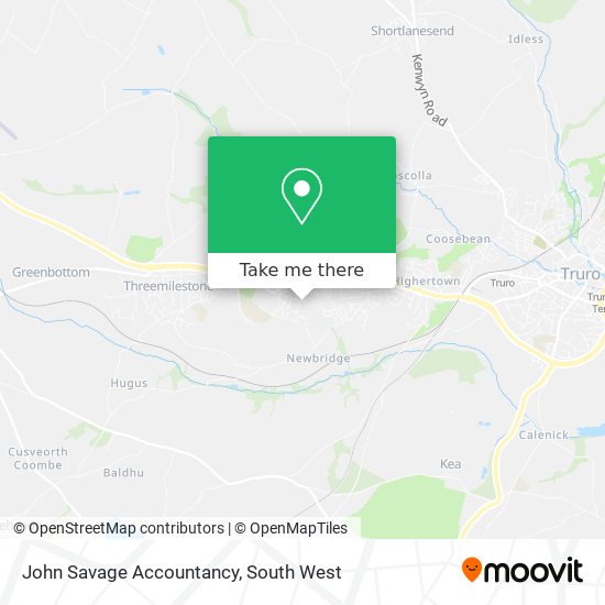 John Savage Accountancy map