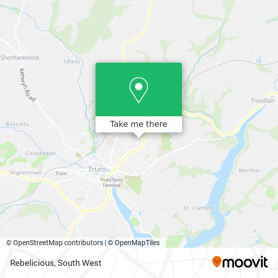 Rebelicious map