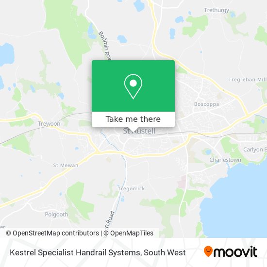 Kestrel Specialist Handrail Systems map