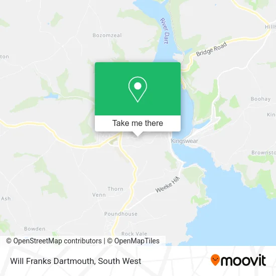 Will Franks Dartmouth map
