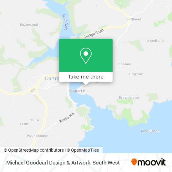 Michael Goodearl Design & Artwork map