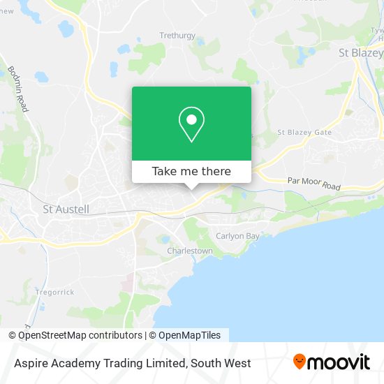 Aspire Academy Trading Limited map