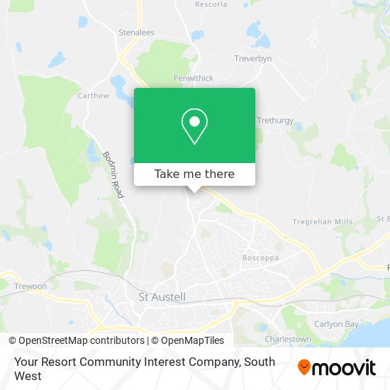 Your Resort Community Interest Company map