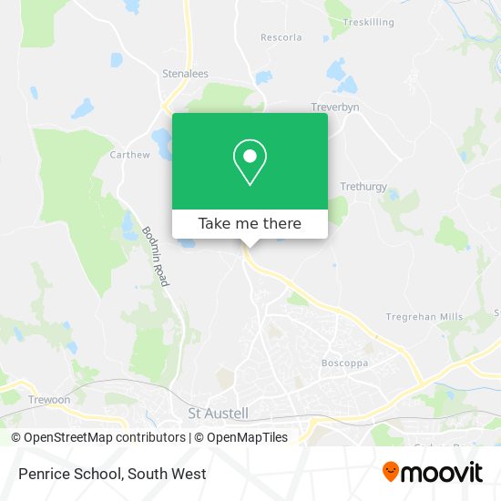 Penrice School map