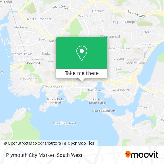 Plymouth City Market map