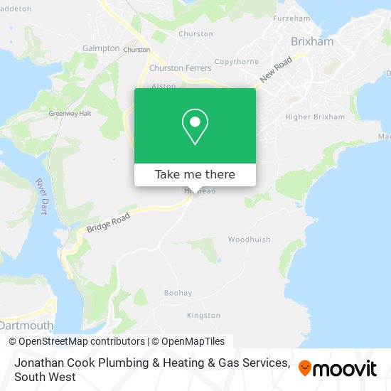 Jonathan Cook Plumbing & Heating & Gas Services map