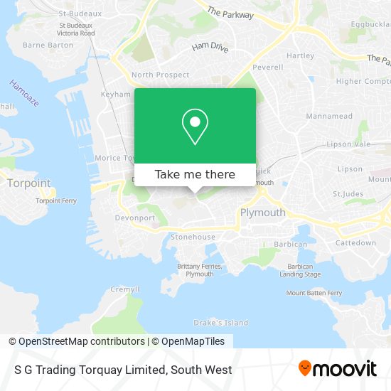 S G Trading Torquay Limited map