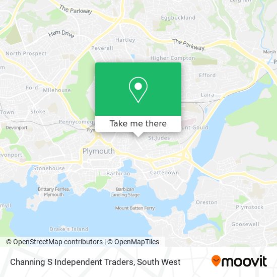 Channing S Independent Traders map