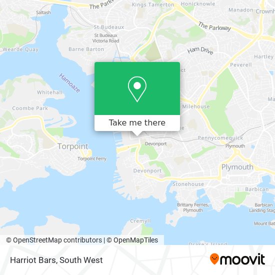 Harriot Bars map