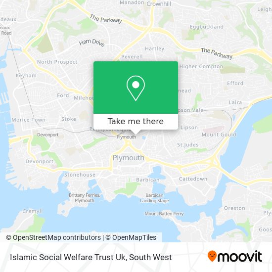 Islamic Social Welfare Trust Uk map