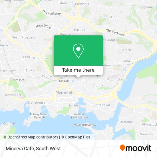 Minerva Cafe map