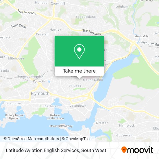 Latitude Aviation English Services map