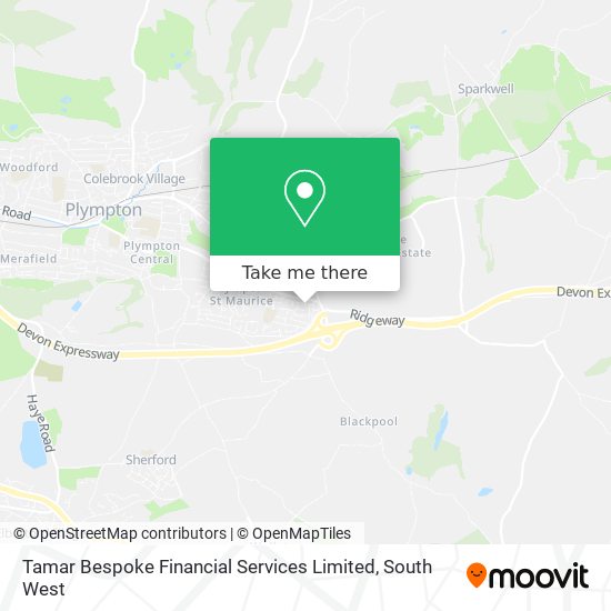 Tamar Bespoke Financial Services Limited map