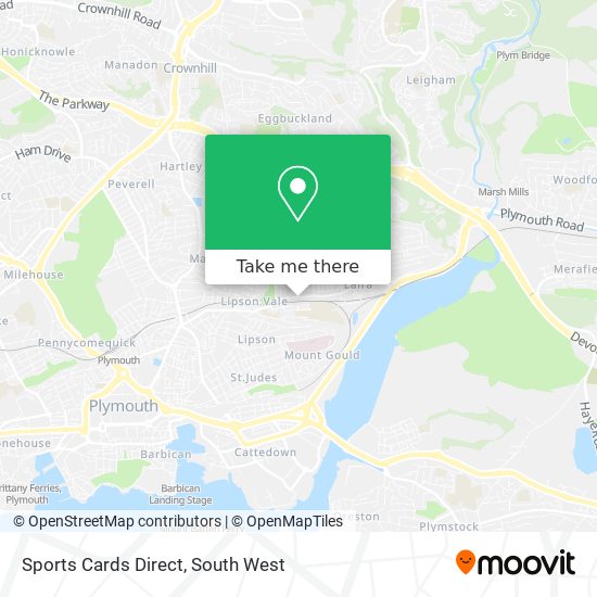 Sports Cards Direct map