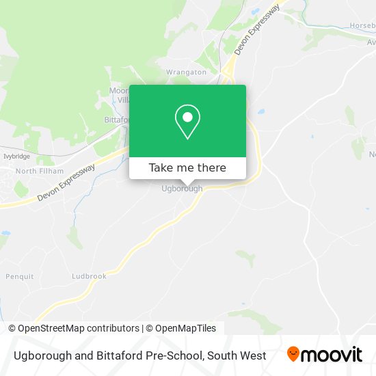 Ugborough and Bittaford Pre-School map