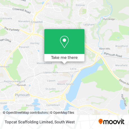 Topcat Scaffolding Limited map
