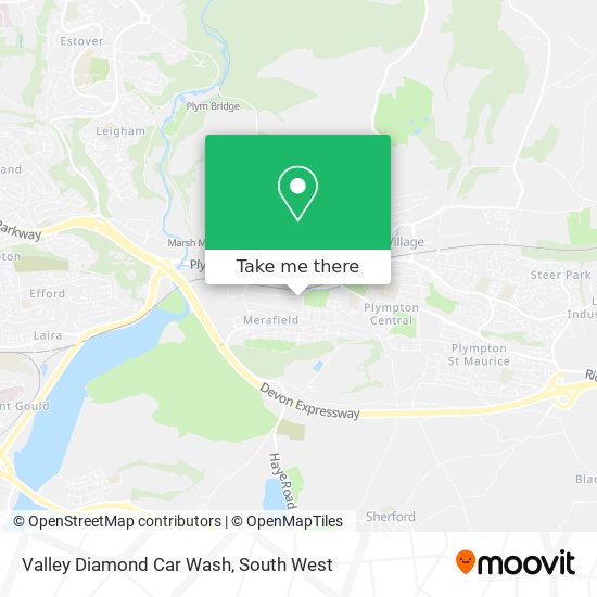 Valley Diamond Car Wash map