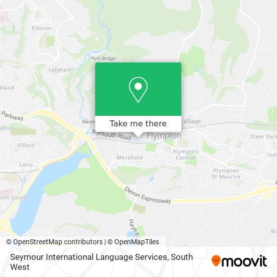 Seymour International Language Services map