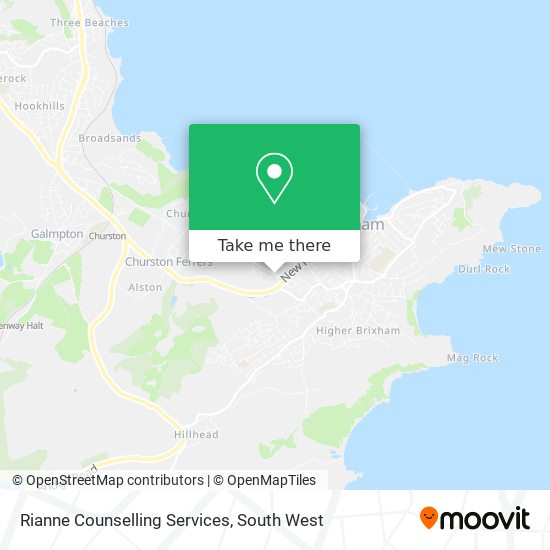 Rianne Counselling Services map