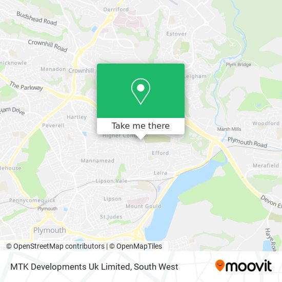 MTK Developments Uk Limited map