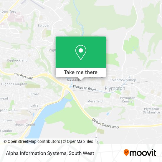 Alpha Information Systems map