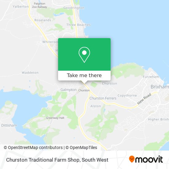 Churston Traditional Farm Shop map