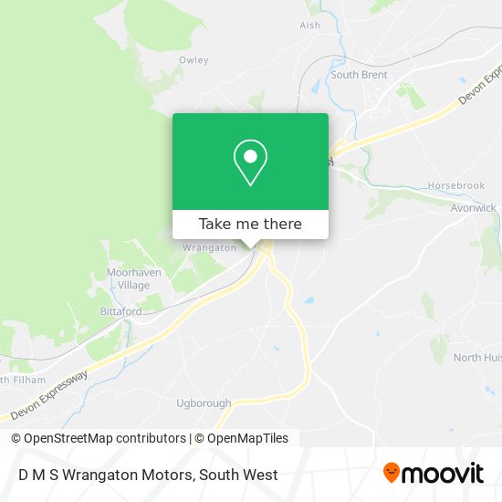 D M S Wrangaton Motors map