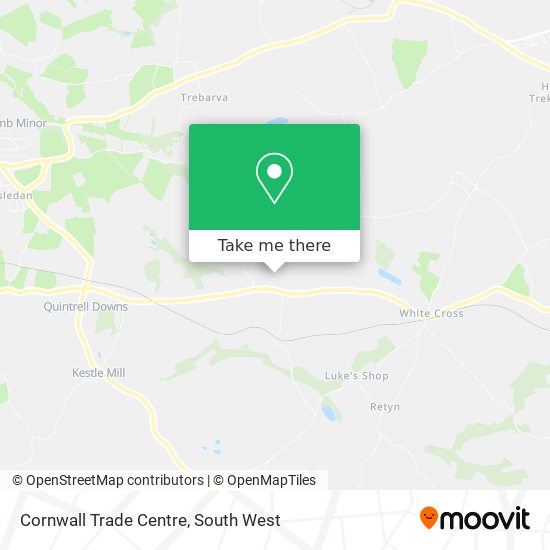 Cornwall Trade Centre map