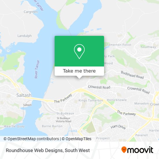 Roundhouse Web Designs map